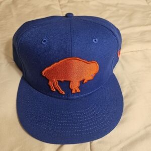 New Era Blue 59FIFTY Buffalo Bills Fitted Cap